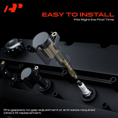 A-Premium 6x Ignition Coil & 6x Iridium Spark Plug Set for Toyota & Lexus - NEW!