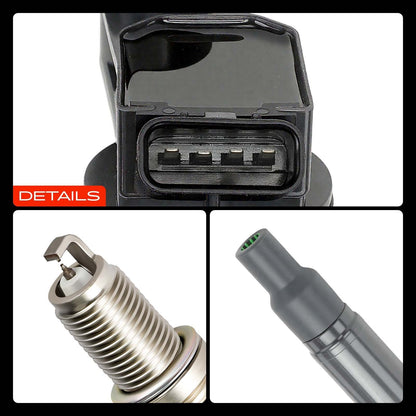 A-Premium 6x Ignition Coil & 6x Iridium Spark Plug Set for Toyota & Lexus - NEW!