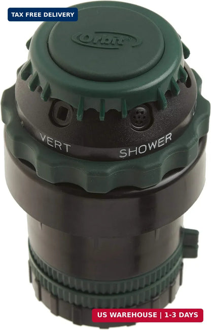 Orbit 58565N H2O-Six Gear-Drive Sprinkler with 6 Spray Patterns - NEW!