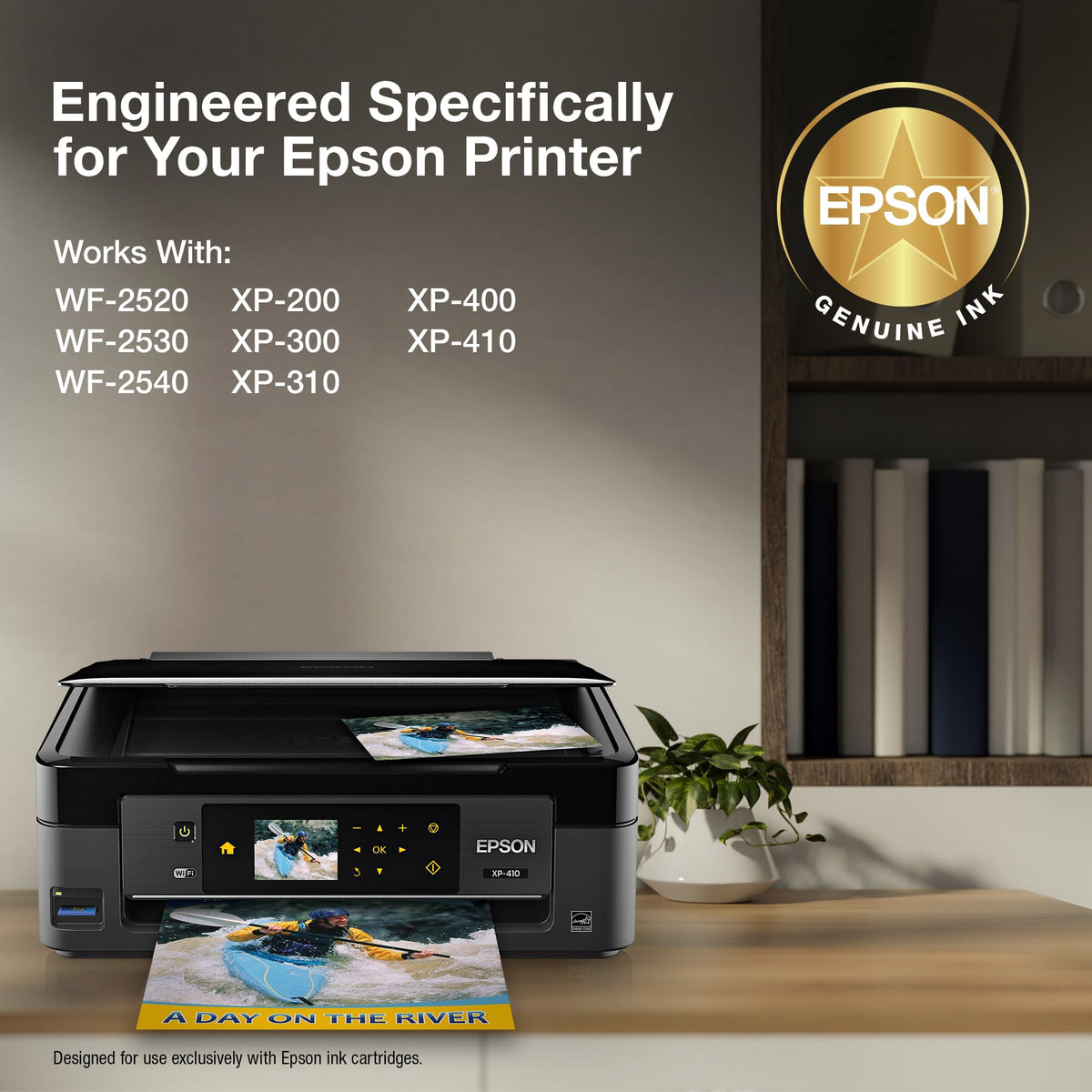 Epson 200 Genuine Ink Cartridge Combo Pack Black Color T200120-BCS 4-Pack - NEW!