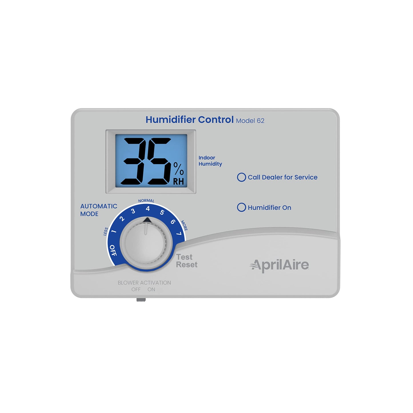 AprilAire 62 Automatic Digital Humidifier Control with Temperature Sensor