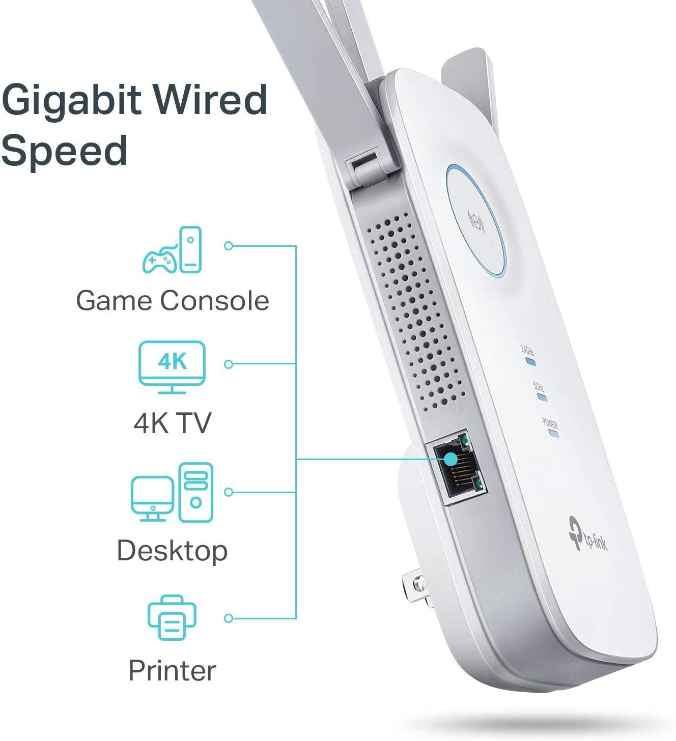 TP-Link AC1750 WiFi Extender RE450, Dual Band Up to 1750Mbps - NEW!