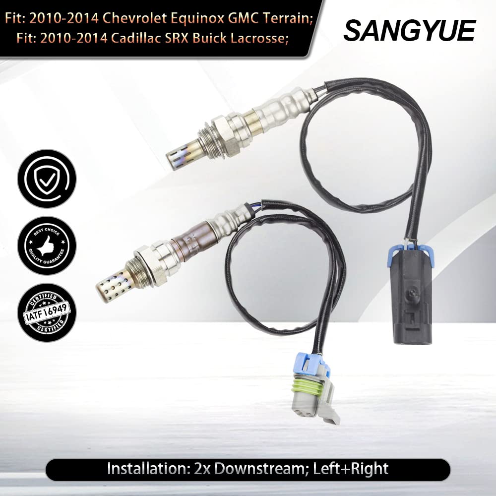 Sangyue Oxygen O2 Sensor Set for 2010-2014 Chevy Equinox & GMC Terrain 2PCS - NEW!
