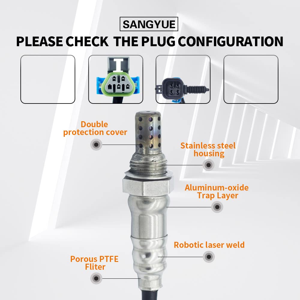 Sangyue Oxygen O2 Sensor Set for 2010-2014 Chevy Equinox & GMC Terrain 2PCS - NEW!