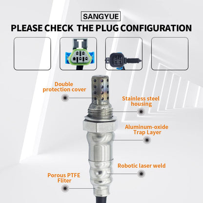 Sangyue Oxygen O2 Sensor Set for 2010-2014 Chevy Equinox & GMC Terrain 2PCS - NEW!