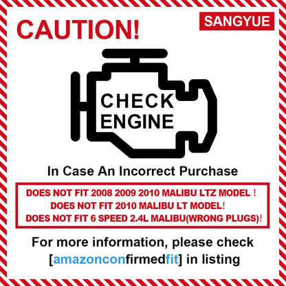 Sangyue Oxygen O2 Sensor Set for 2010-2014 Chevy Equinox & GMC Terrain 2PCS - NEW!