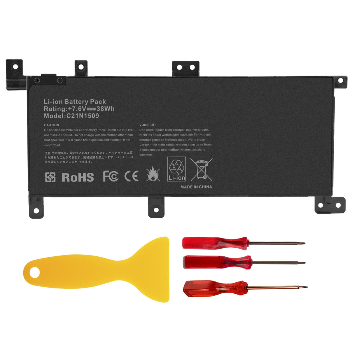 TREE.NB C21N1509 Battery for ASUS VivoBook A556 F556 K556 X556 Series 7.6V - NEW!