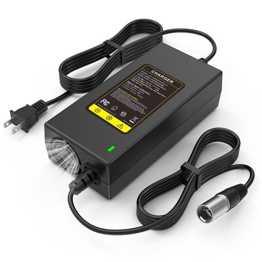 29V 5A 3-Pin Male XLR Charger for Lakematic, Pride, Jazzy, Drive, Scooters - New