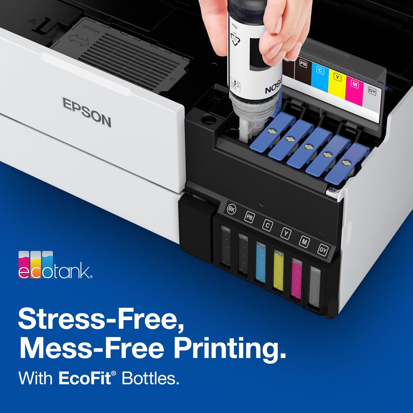 3 Pack Epson 552 EcoTank Ink Bottle Cyan T552220-S for ET-8500 ET-8550 Printers -NEW!