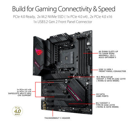ASUS ROG Strix B550-F Gaming WiFi II Motherboard AM4 ATX PCIe 4.0, DDR4 - NEW!