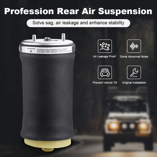 2x Rear L/R  Air Spring Suspension Bags for BMW X5 (2000-2006) Replacement Kit - NEW!