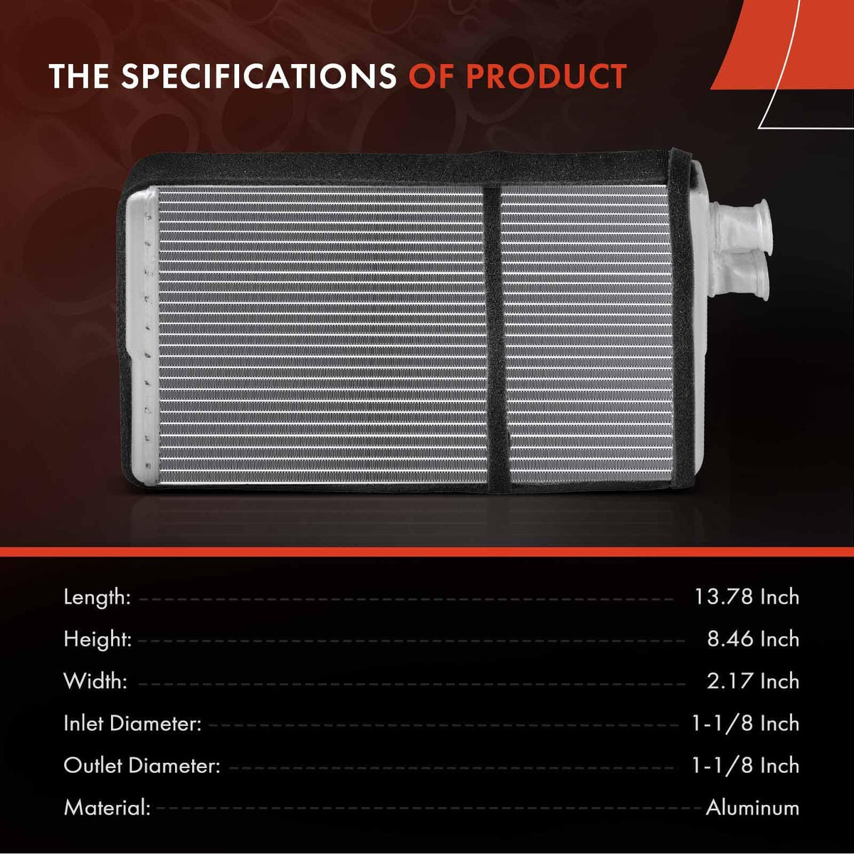 APremium HVAC Heater Core 4 Chrysler Dodge Ram Volkswagen Front Replacement -BRAND NEW!