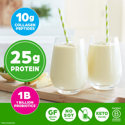 Orgain Organic Protein Powder with Collagen Vanilla Bean,1.6 lb, 25g Protein-exp01/27