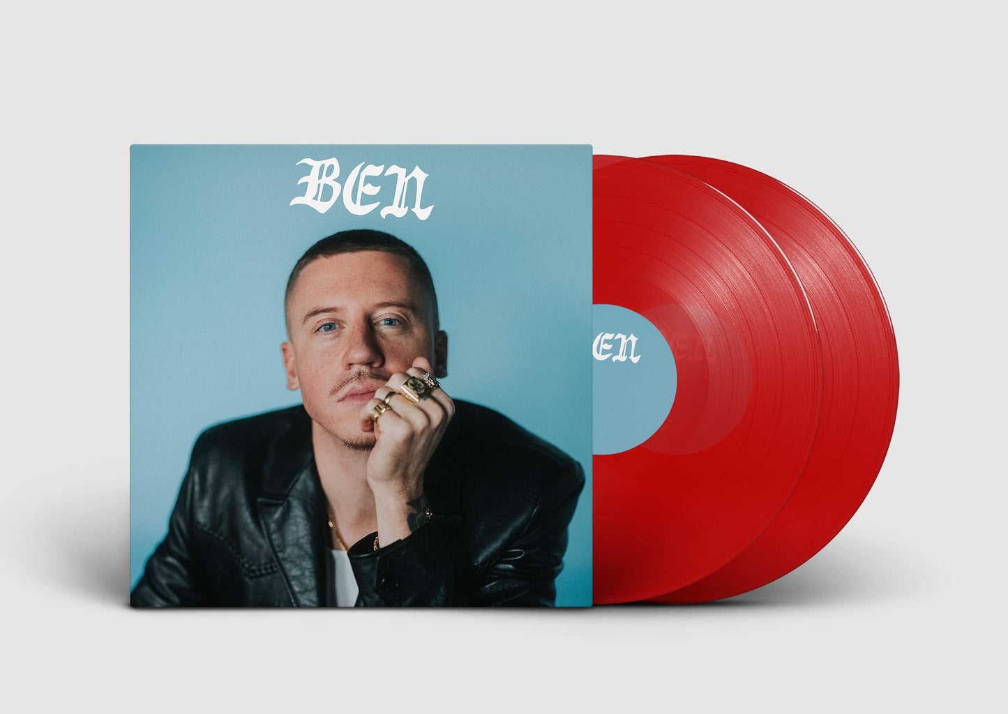 Macklemore "BEN" Translucent Red Vinyl, 2 LP Set, Release 2023, New!