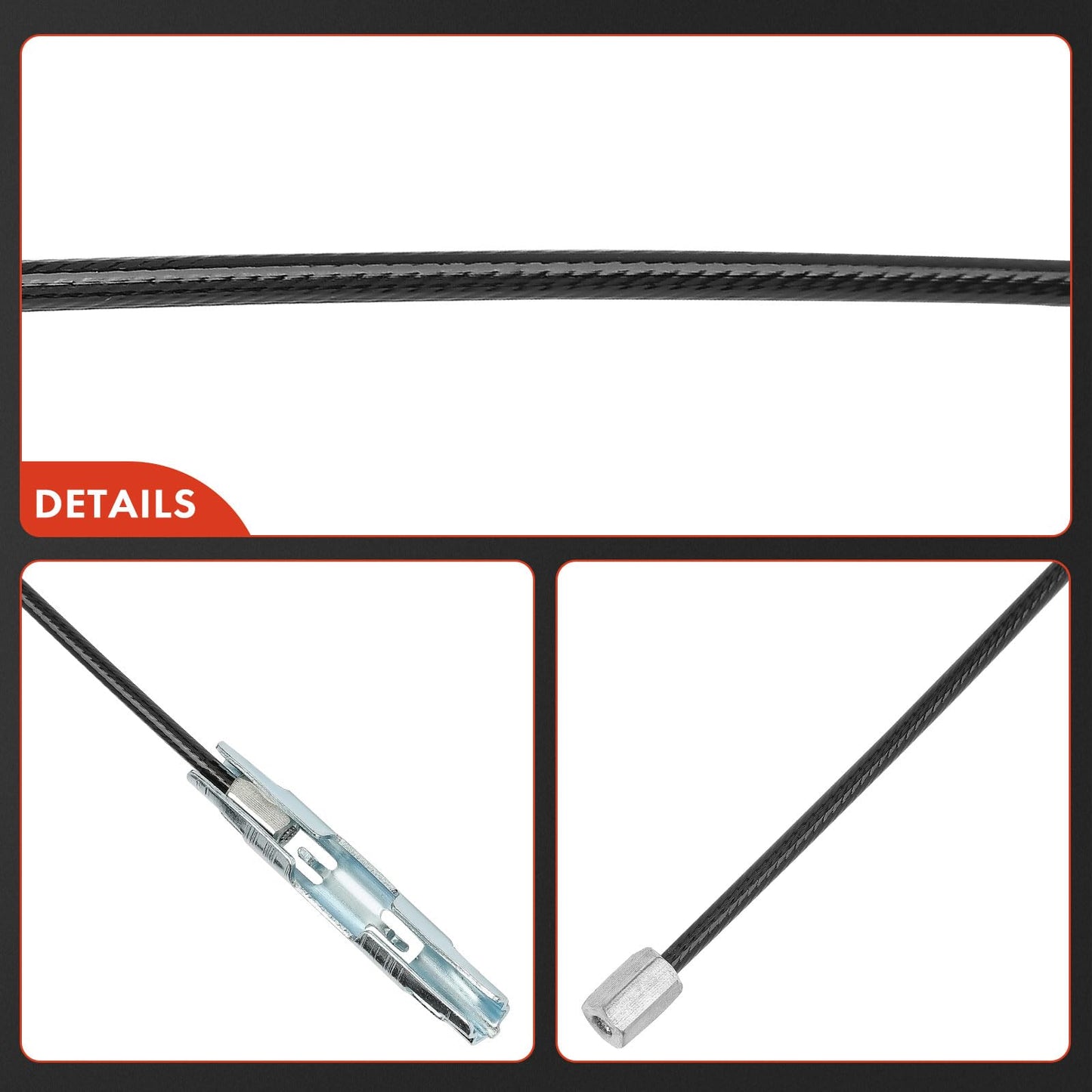 A-Premium Intermediate Parking Brake Cable for Chevy GMC 3500 HD 2011-2019 - NEW!