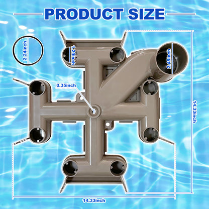 Byenins DEX2400C Filter Manifold Replacement for Hayward Pro-Grid DE Filters - NEW!