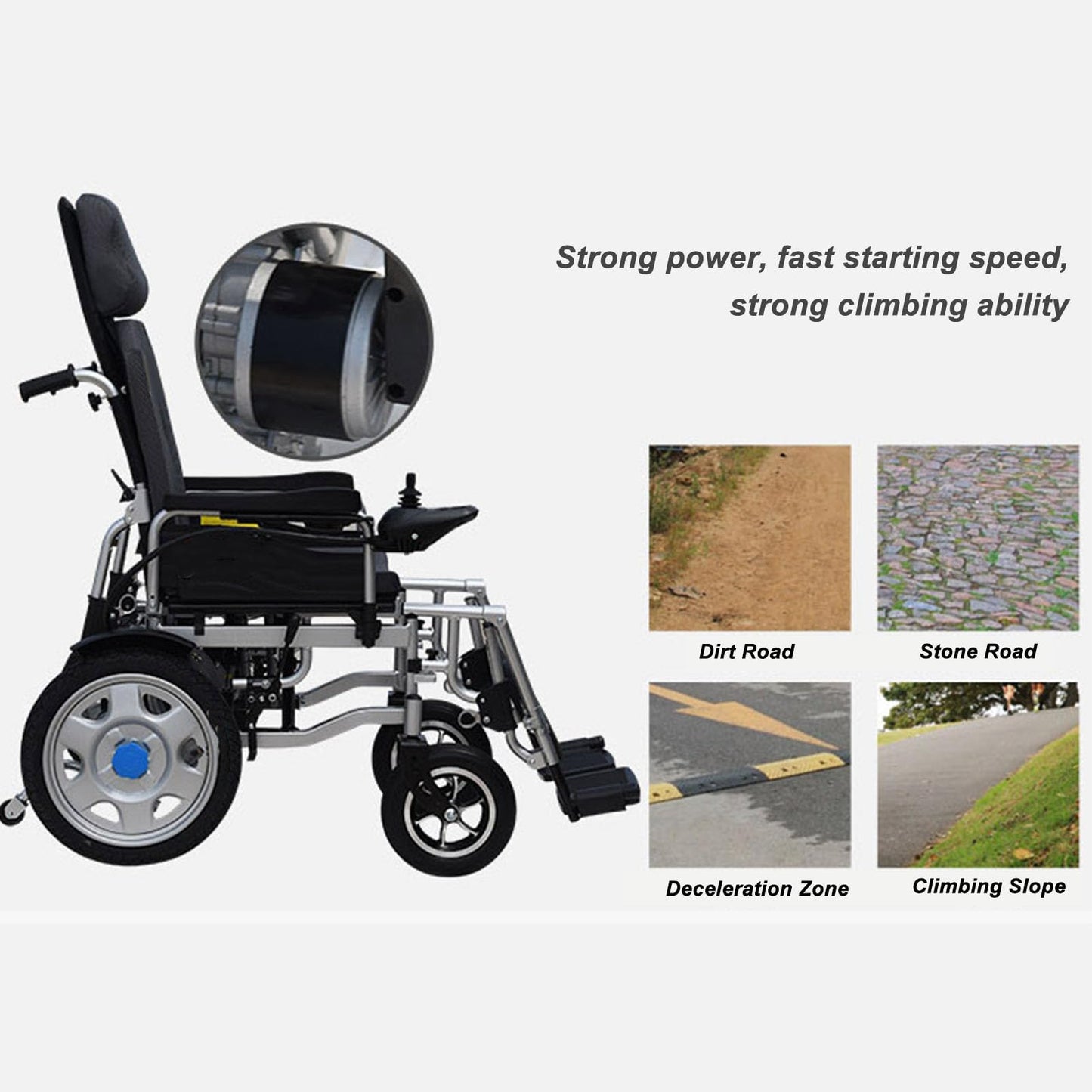Electric Wheelchair Controller DC24V 45A with Brake Function & Joystick - New!