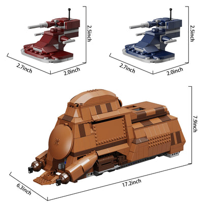 BuildingBoat Trade Federation Droid Ship Multi Troop Transport Kit for Kids - NEW!