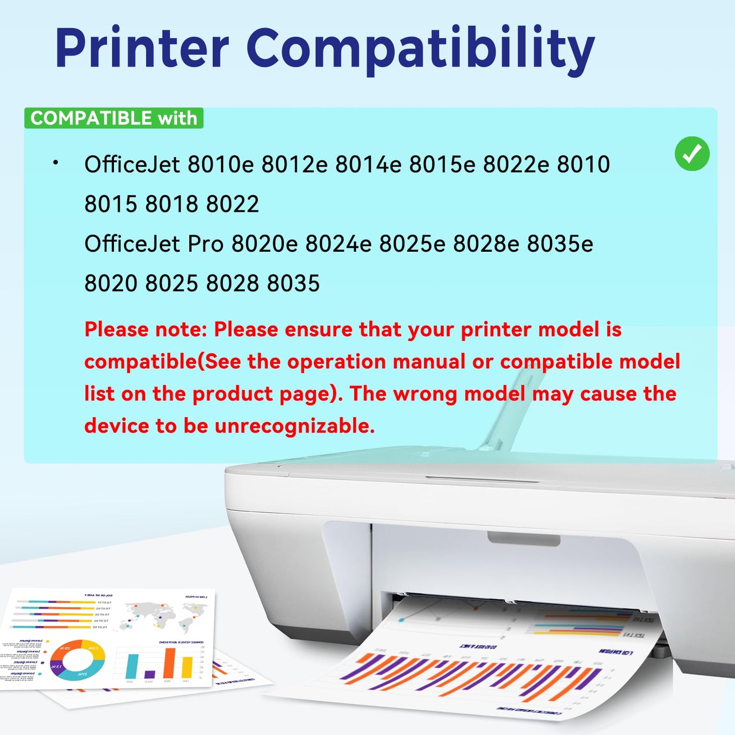 910XL Replacement Ink Cartridges for HP Printers - 4 Pack by MR.INK - NEW!