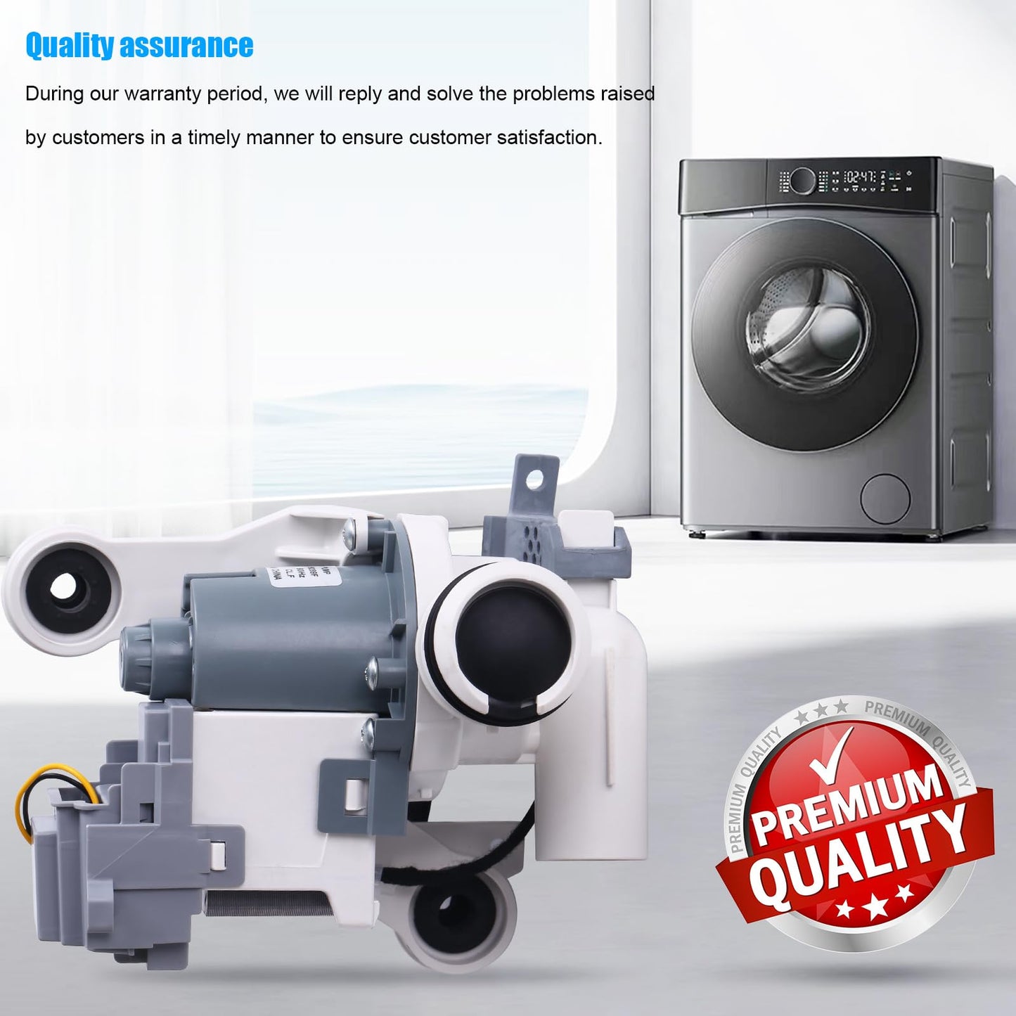 DC97-19289F Washer Drain Pump Assembly Replacement for Samsung Models OEM - NEW!