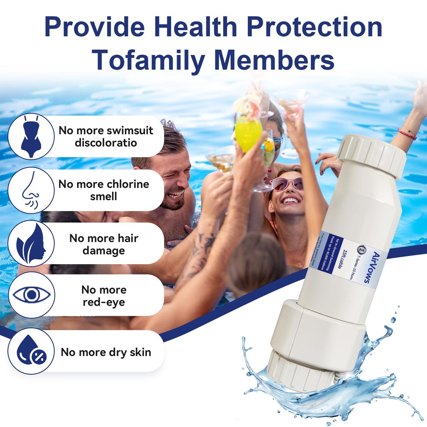 AirVows Salt Cell T9 Compatible, 40K Gallons, New!
