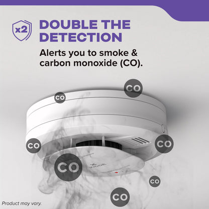Kidde 30CUAD10 (2 Pack) Smoke & Carbon Monoxide Detector, 10-Year Battery, NEW!