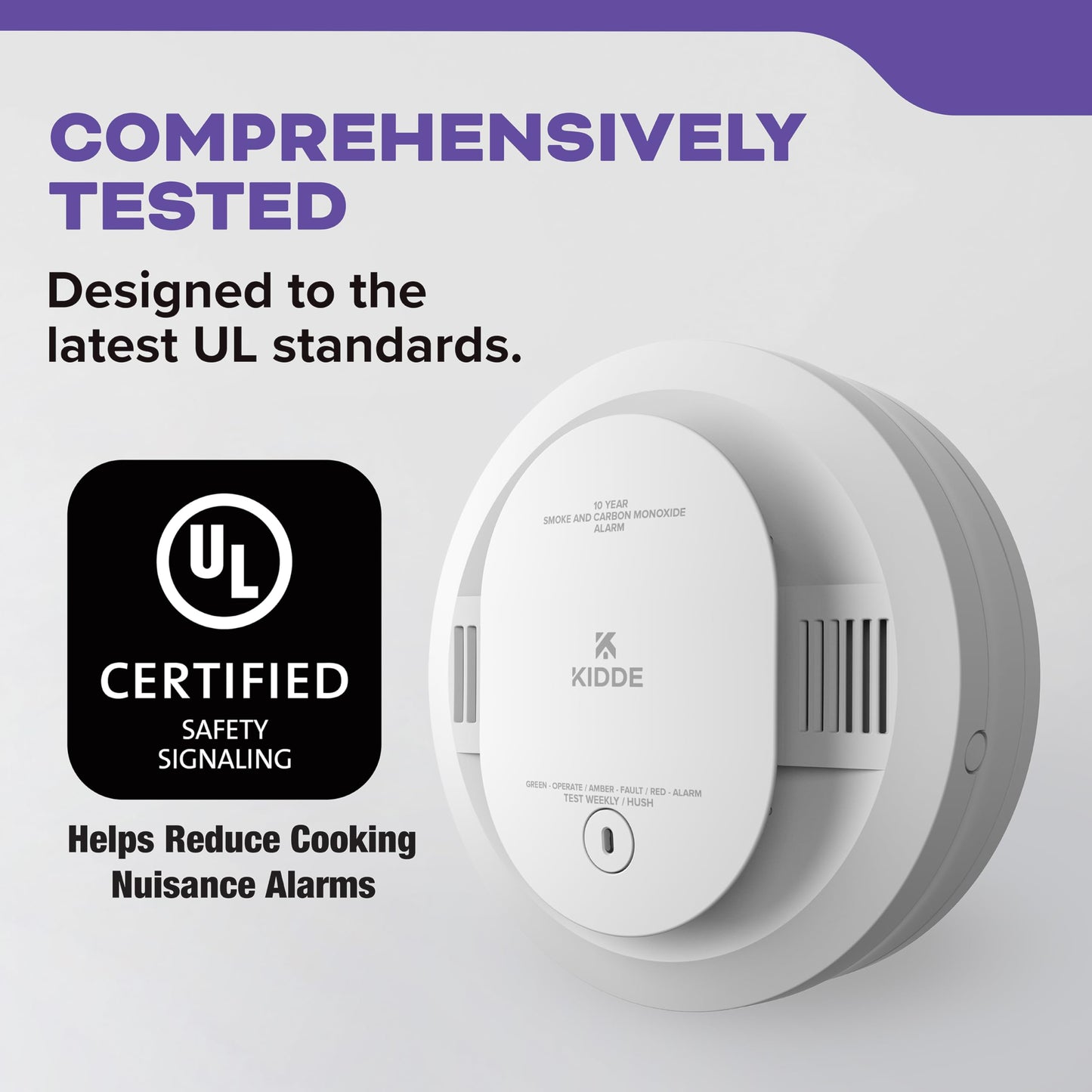 Kidde 30CUAD10 (2 Pack) Smoke & Carbon Monoxide Detector, 10-Year Battery, NEW!