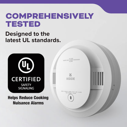 Kidde 30CUAD10 (2 Pack) Smoke & Carbon Monoxide Detector, 10-Year Battery, NEW!
