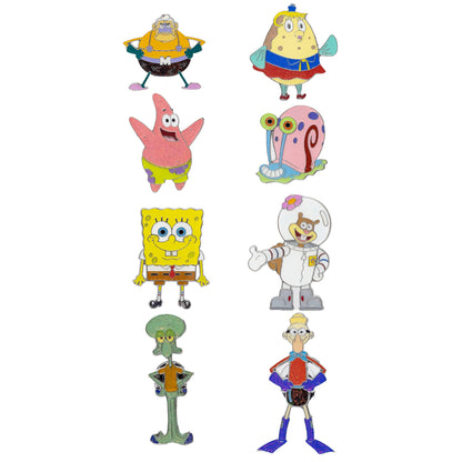 SpongeBob SquarePants Blind Box Enamel Pins - Mystery Character Collectibles - NEW!