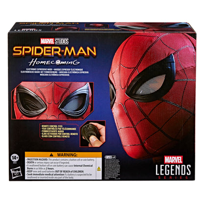 Spider-Man Homecoming Electronic Expressive Mask, Premium Roleplay Gear - New!