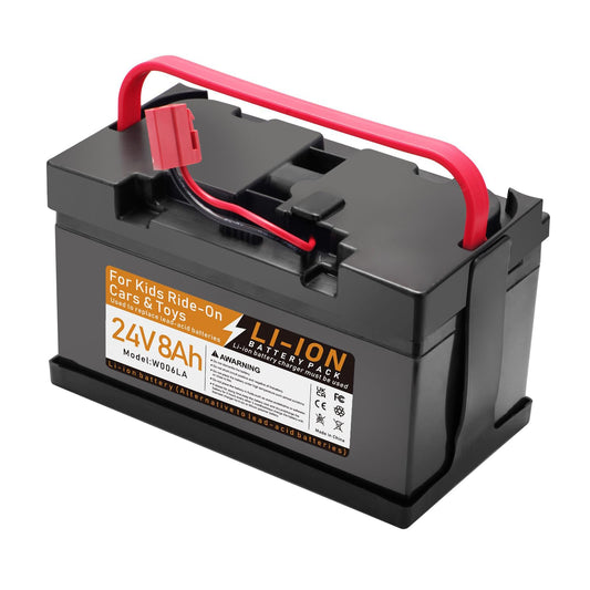 24V 8Ah Li-ion Rechargeable Power Wheels Battery for Huffy Torex UTV