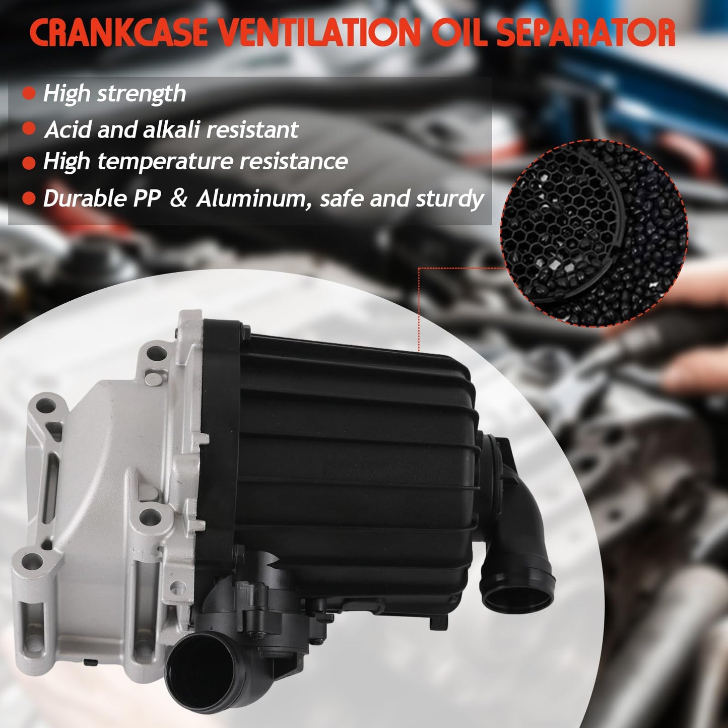 Volvo D13 Crankcase Ventilation Separator 22877306 w/ Gasket 2015-2022 OEM Part