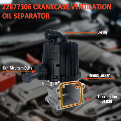 Volvo D13 Crankcase Ventilation Separator 22877306 w/ Gasket 2015-2022 OEM Part