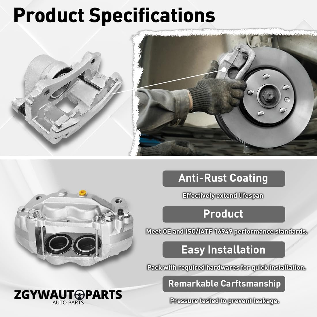 2 Rear Disc Brake Caliper Assembly Kit for Toyota Avalon 1996-1999 V6 3.0L - NEW!