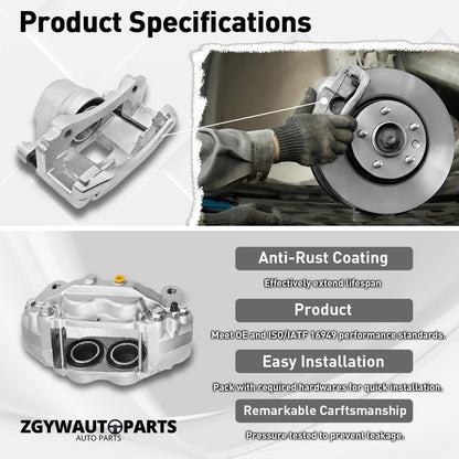2 Rear Disc Brake Caliper Assembly Kit for Toyota Avalon 1996-1999 V6 3.0L - NEW!