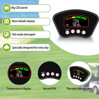 Keyless Golf Cart Ignition Switch Remote PIN Pad for EZGO Club Car Yamaha, New!