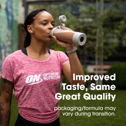 Optimum Nutrition Gold Standard Whey Protein Powder, Vanilla, 1.02LB - 24g Protein