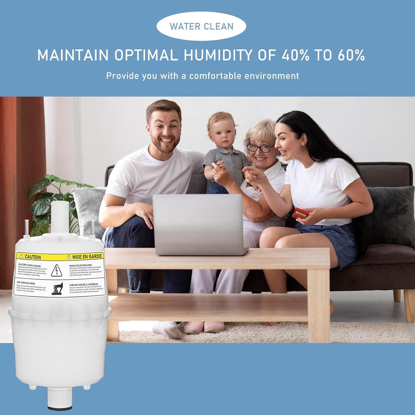 2-Pack 80 Replacement Canister for Aprilaire Steam Humidifier 800 865 - NEW!