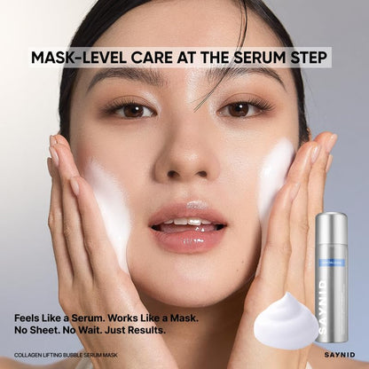 SAYNID PDRN Revitalizing CO2 Bubble Serum Mask | Fast Hydration & Glow - NEW!
