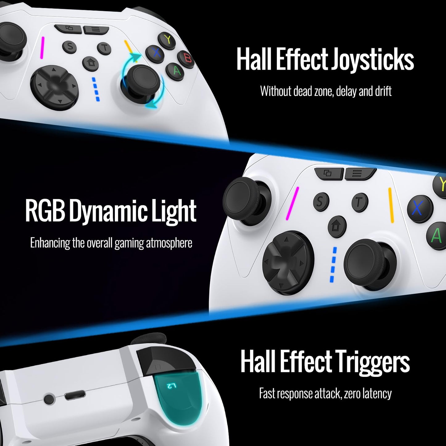 BETMI for Xbox Controller Wireless with 2.4GHz Adapter/Hall Effect Triggers - NEW!