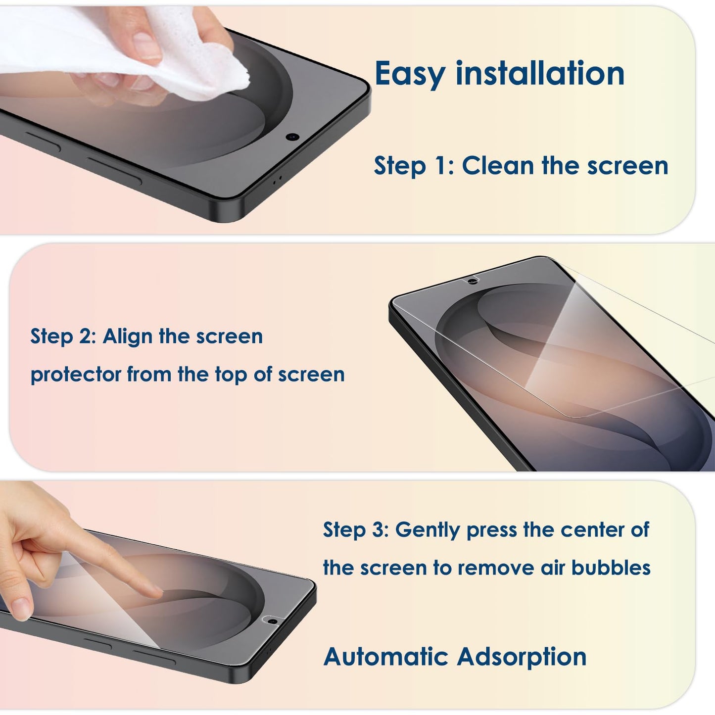 2-Pack Glass Screen Protector for Samsung Galaxy S26 Ultra 6.9" - NEW!