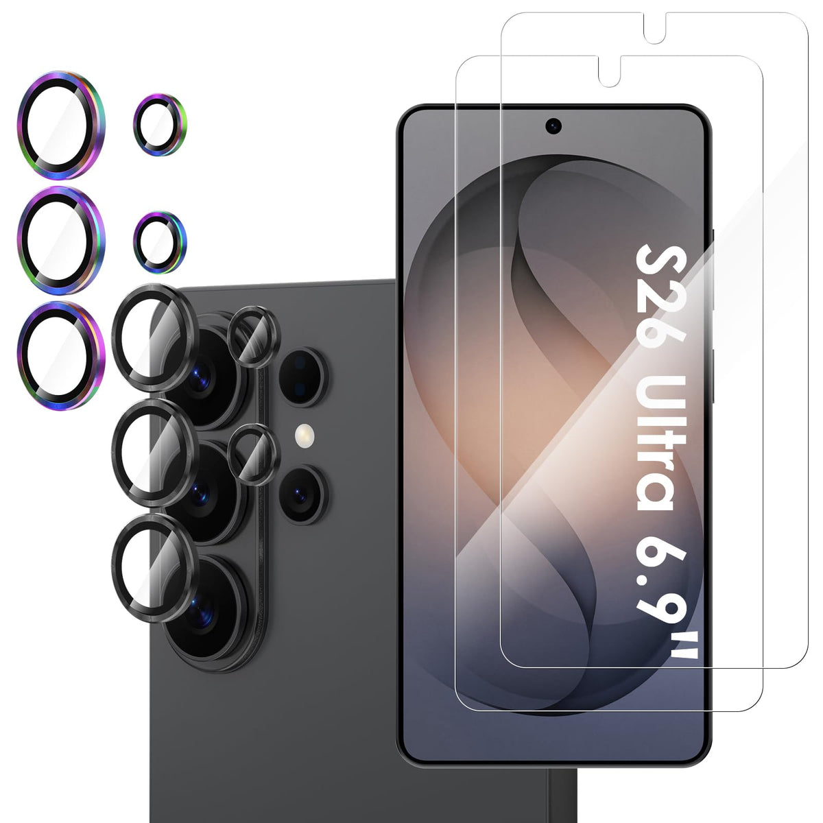 2-Pack Glass Screen Protector for Samsung Galaxy S26 Ultra 6.9" - NEW!