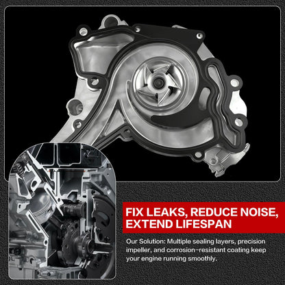 AW6142 Engine Water Pump for Mercedes-Benz E350 C300 C350 ML350 2006-2011 - NEW!