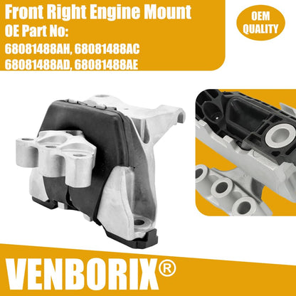 3PCS Engine & Transmission Mount Kit for Dodge Dart 2.0/2.4L 2013-2016 - NEW!