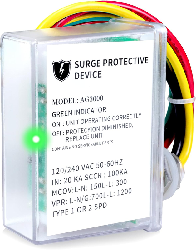 AG3000 HVAC Surge Protector, 120/240V Mini Split Protection Device | PMOV Surge - NEW!