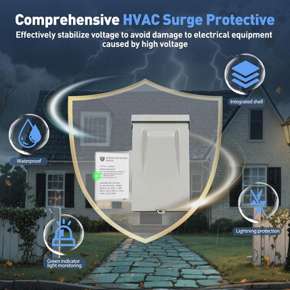 AG3000 HVAC Surge Protector, 120/240V Mini Split Protection Device | PMOV Surge - NEW!
