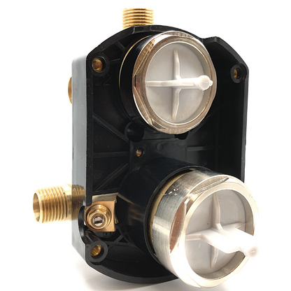 Brass Integrated Diverter Rough-in Valve R22000-WS with Easy Install Guide - NEW!