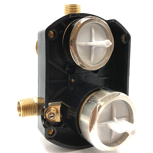 Brass Integrated Diverter Rough-in Valve R22000-WS with Easy Install Guide - NEW!