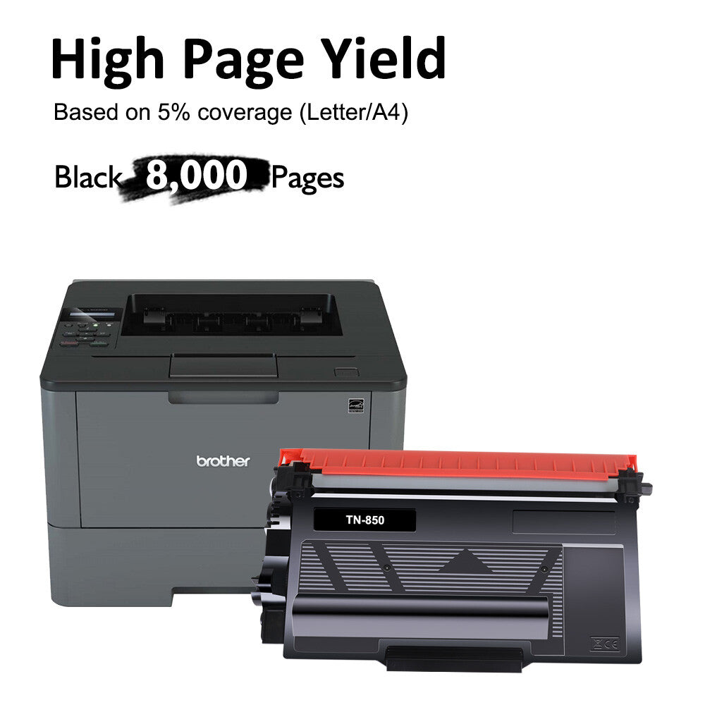 Compatible TN850 Toner Cartridge for Brother MFC-L5850DW HL-L6200DW - Black - NEW!