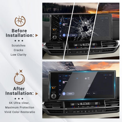 12.3" HD Tempered Glass Screen Protector for 2025-2026 Toyota Sienna Multimedia - NEW!